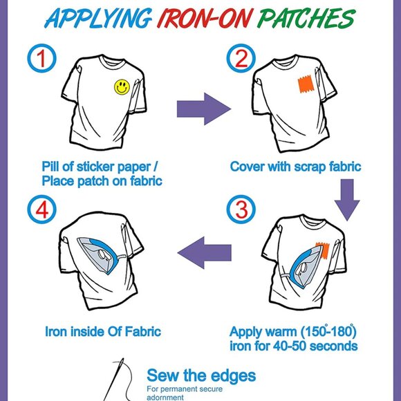 MUSIC PATCH SET DAVID BOWIE IRON ON PATCHES EMBROIDERED MUSIC ART APPLIQUES - Picture 3 of 4